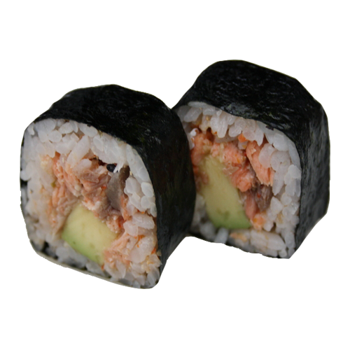 Gekochter Lachs & Avo California Roll